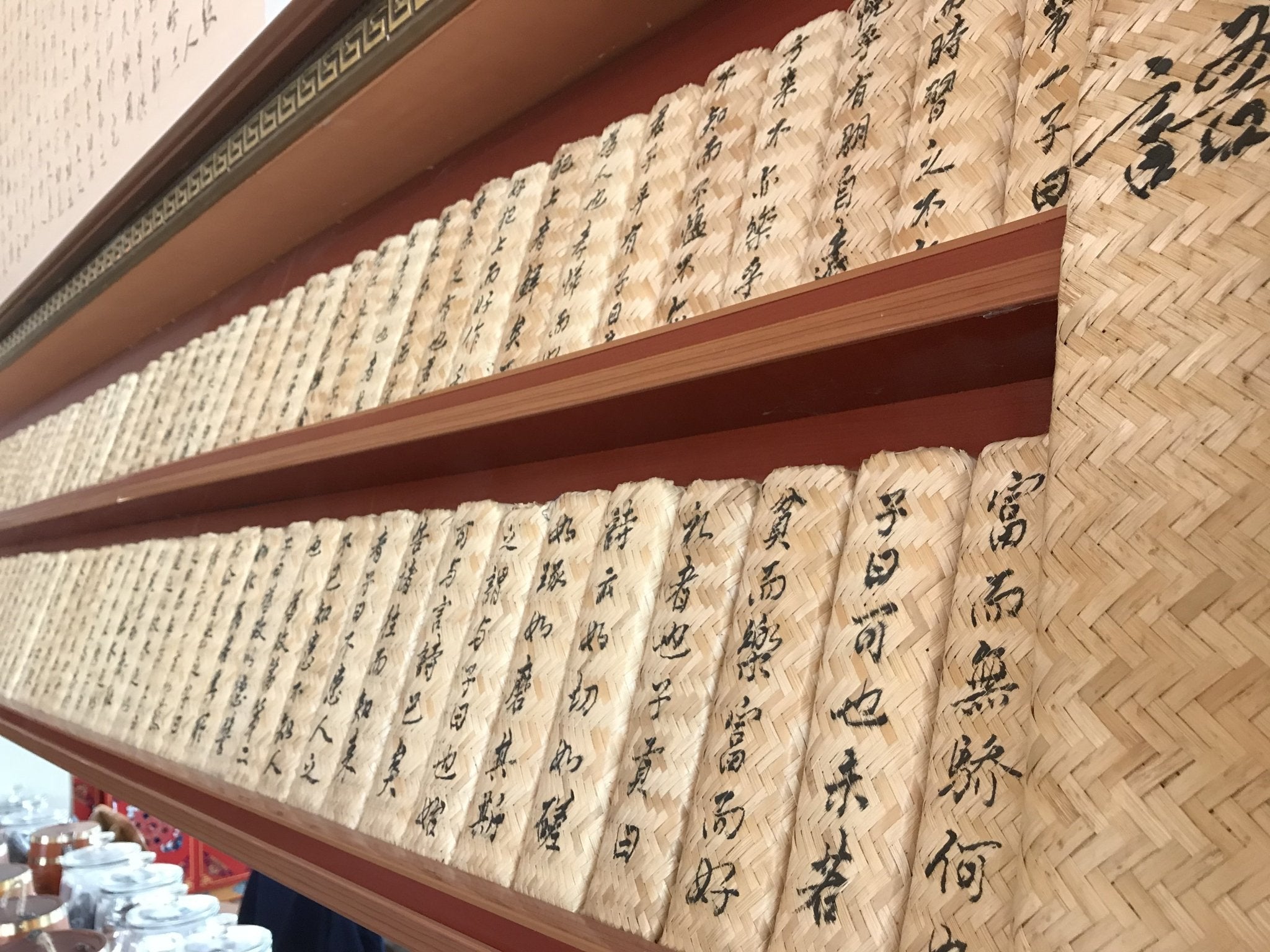 Tibetan brick tea calligraphy